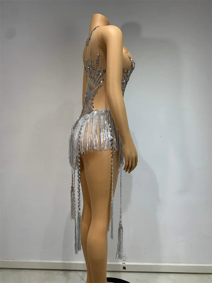 💎 Crystal Star Bodysuit – Estrella Polar 💎