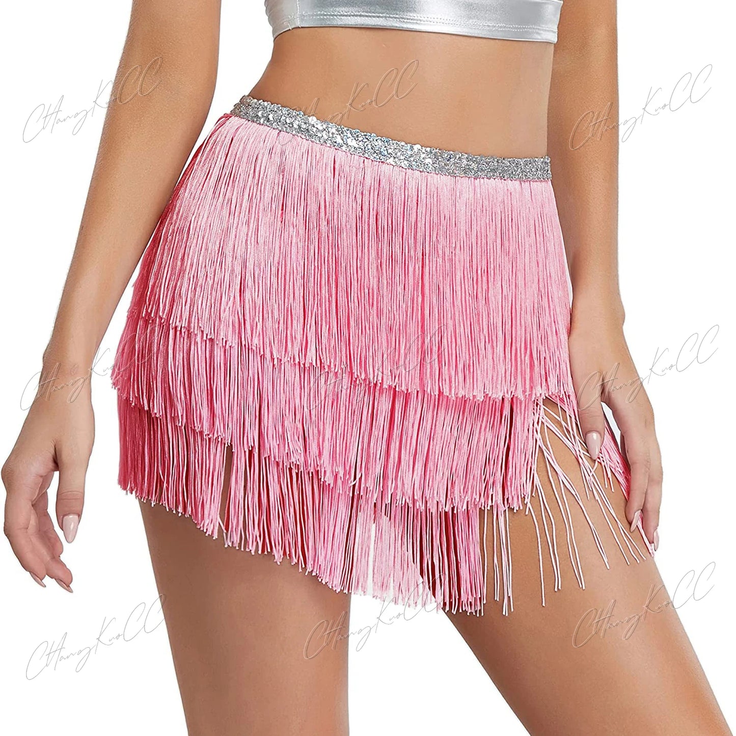 💃 "Fringe Queen Skirt ✨🔥" 9 colores a elegir