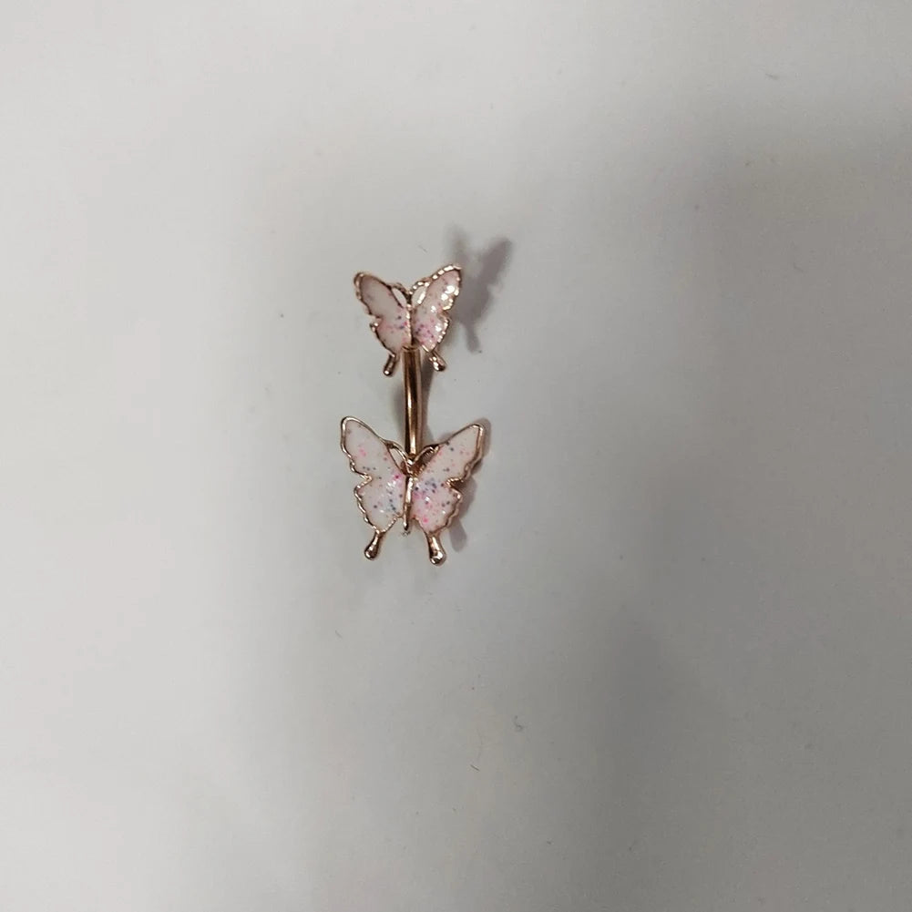 🌈 Piercing ombligo Mariposa Rebelde🦋 22 colores a elegir
