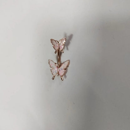 🌈 Piercing ombligo Mariposa Rebelde🦋 22 colores a elegir
