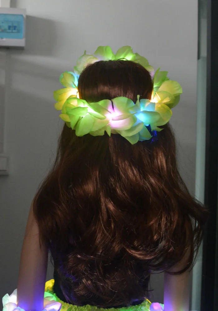 🦋 Diadema LED flower 🧚‍♀️ Mística Nocturna ✨8 colores a elegir