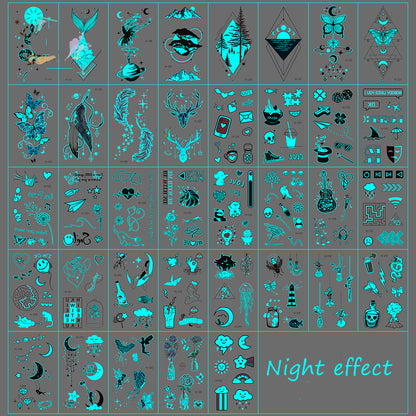 🌙⚡ Glow Spells – Tatuajes Luminosos para Pieles que Hechizan 🌌 45 variantes