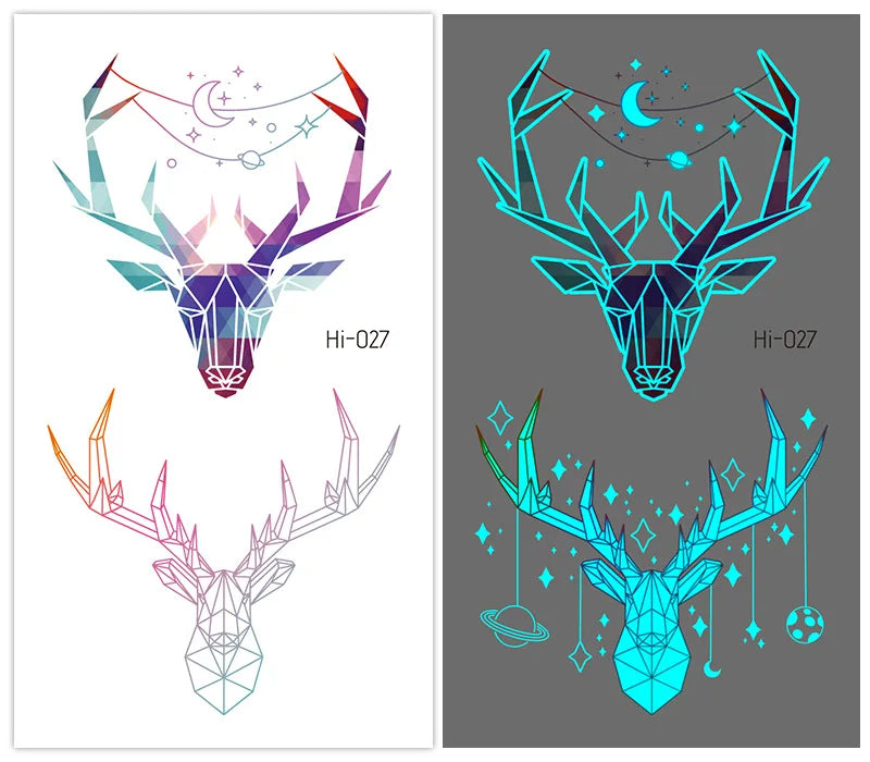 🌙⚡ Glow Spells – Tatuajes Luminosos para Pieles que Hechizan 🌌 45 variantes