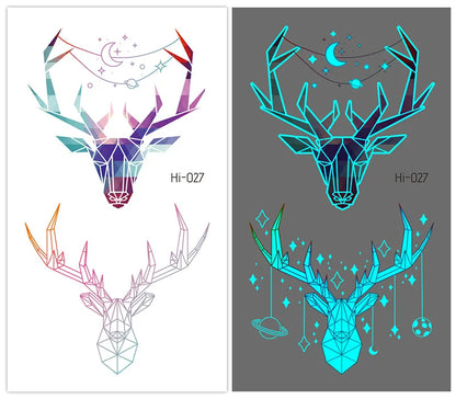 🌙⚡ Glow Spells – Tatuajes Luminosos para Pieles que Hechizan 🌌 45 variantes