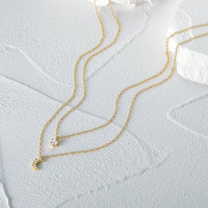 🌜 Collar Moon & Star Layers 🌟14 variantes a elegir