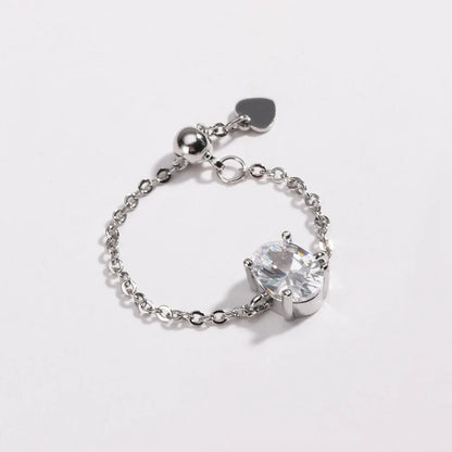 👸Anillo Princess cosmic 🌙 Cadena ajustable 🌈 12 colores a elegir