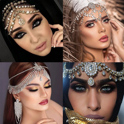 ✨ Boho Luxe – Cadena de Frente Tribal Chic- 🔥28 variantes a elegir