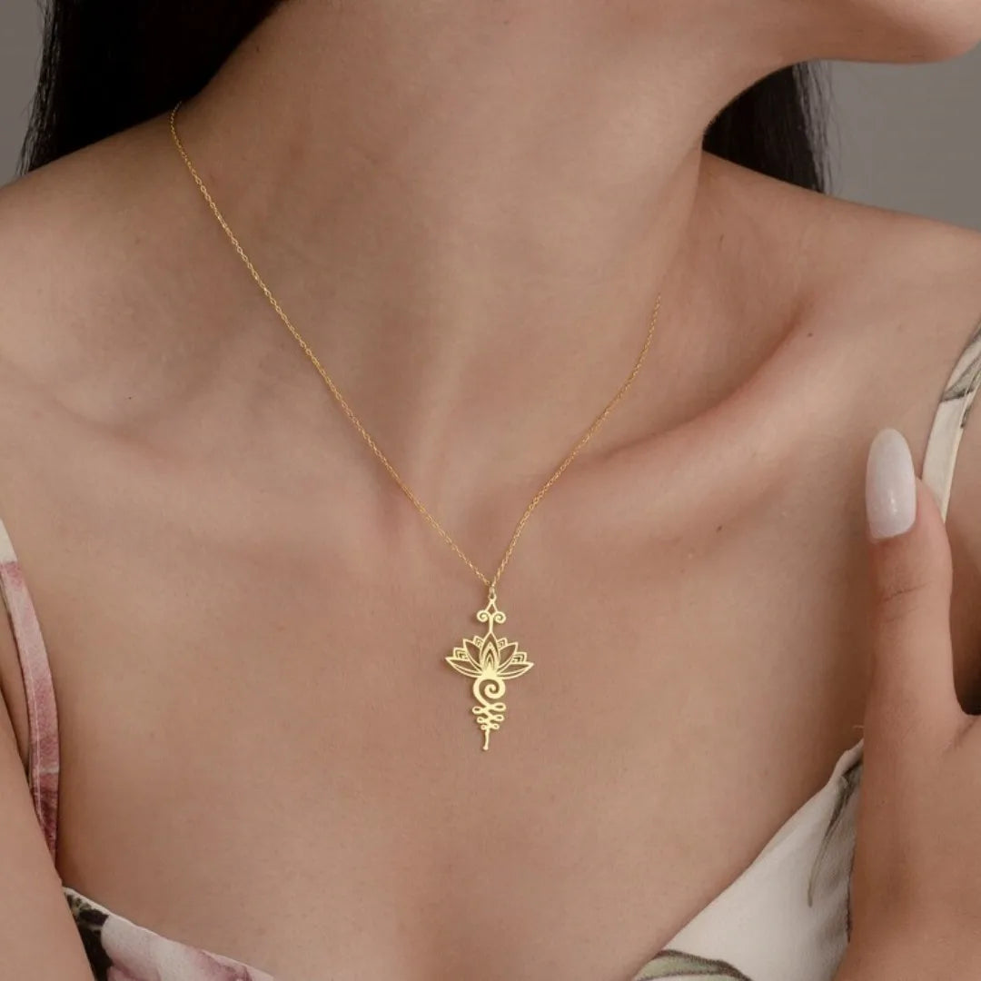 🌺Amuleto Lotus y OM🕉️ – 🧘Belleza con Propósito