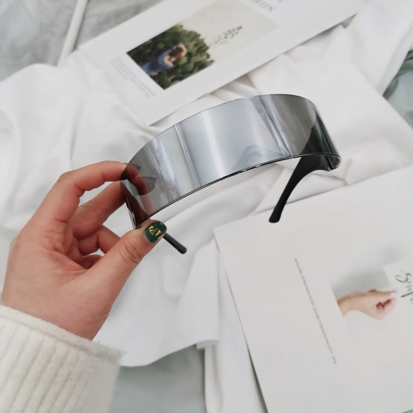 ⚡“NeoVisor 3025” 🛸 Gafas Futuristas con Lente Láser para Visiones del Mañana🌈13 colores a elegir