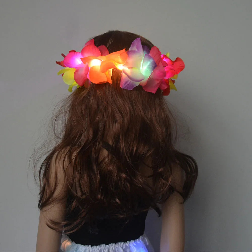 🦋 Diadema LED flower 🧚‍♀️ Mística Nocturna ✨8 colores a elegir