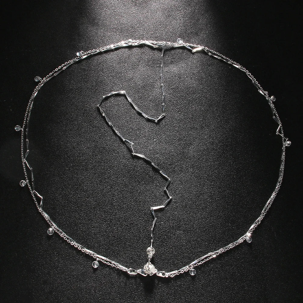 👑“Goddess of Light” ✨ Head Chain💖 Disponible en plata y oro