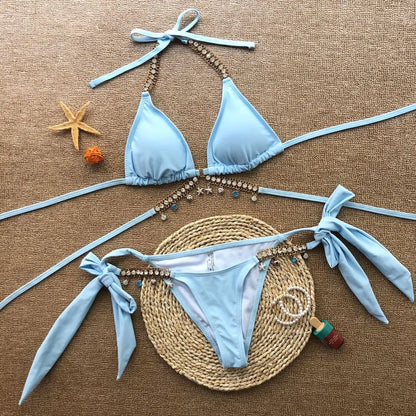 👑 Diamond Queen Bikini 💖 | Brilla sin límites 🌴 4 colores a elegir