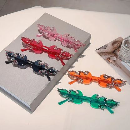 🔥 FireGlam Shades 🕶️ Gafas sin montura efecto fuego en candy colors🔥💋 5 colores a elegir