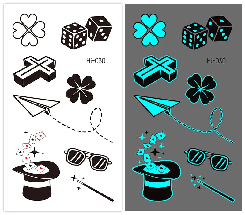 🌙⚡ Glow Spells – Tatuajes Luminosos para Pieles que Hechizan 🌌 45 variantes