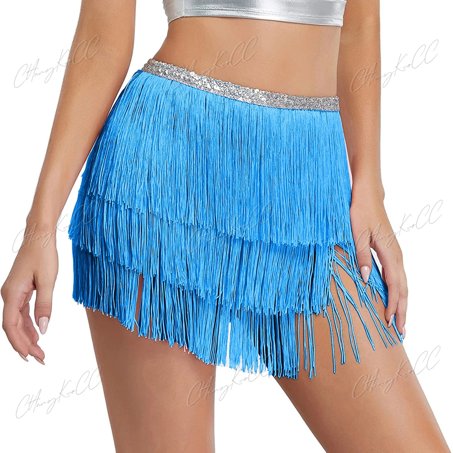 💃 "Fringe Queen Skirt ✨🔥" 9 colores a elegir