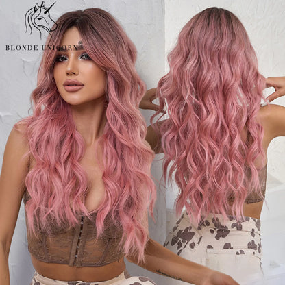 💜 Unicorn Dream 💖Ondas largas para un look místico y vibrante🤟26 variantes