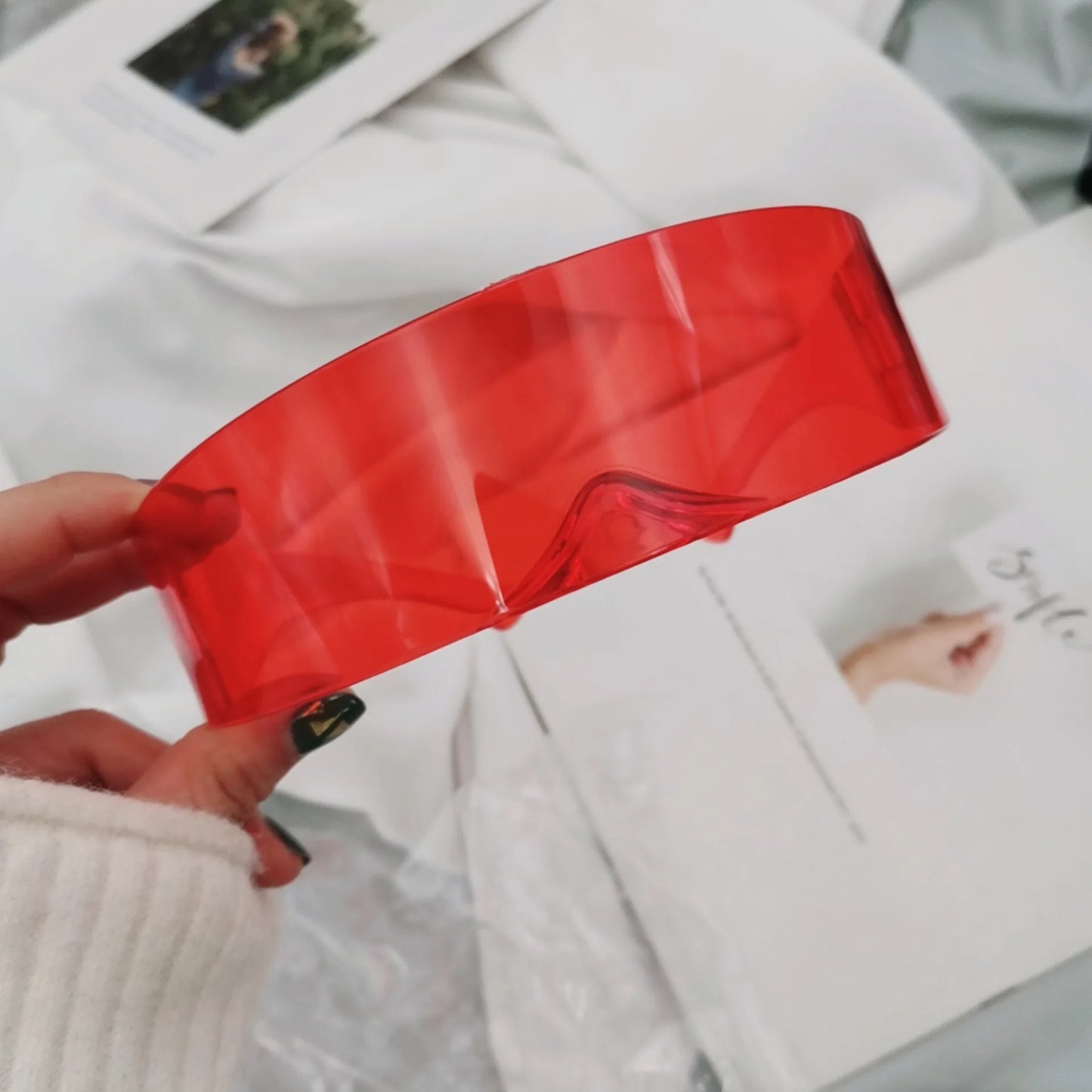 ⚡“NeoVisor 3025” 🛸 Gafas Futuristas con Lente Láser para Visiones del Mañana🌈13 colores a elegir