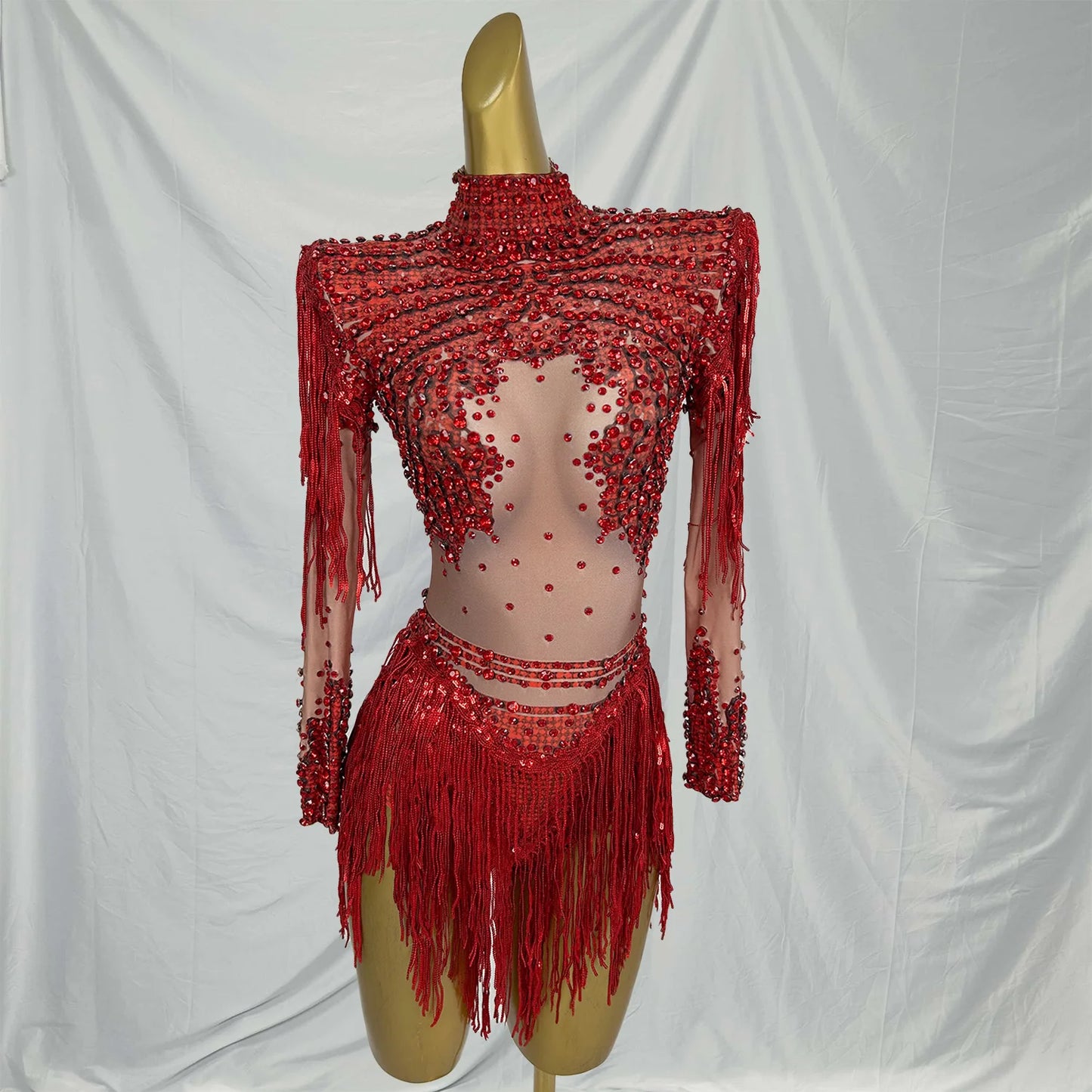 ✨ Fringe Queen Set — Plata / Dorado / Blanco / Rojo 👑