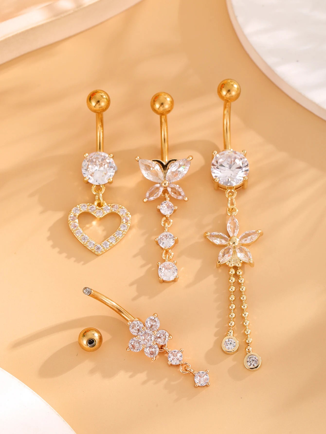 🌸✨ Big Love Belly Ring🦋✨ 15 variantes a elegir