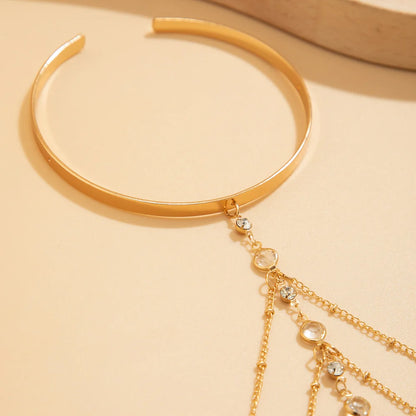 🌟 "Golden Chains" 🔥Brazalete Doble para Brazo con Cadenas de Luz