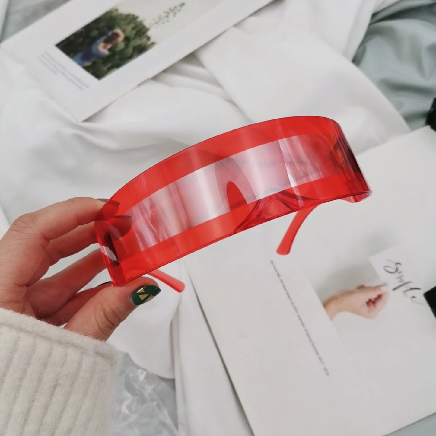 ⚡“NeoVisor 3025” 🛸 Gafas Futuristas con Lente Láser para Visiones del Mañana🌈13 colores a elegir