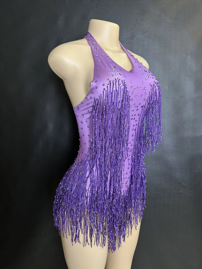 🌌 Stardust Fringe Bodysuit💥 15 colores a elegir