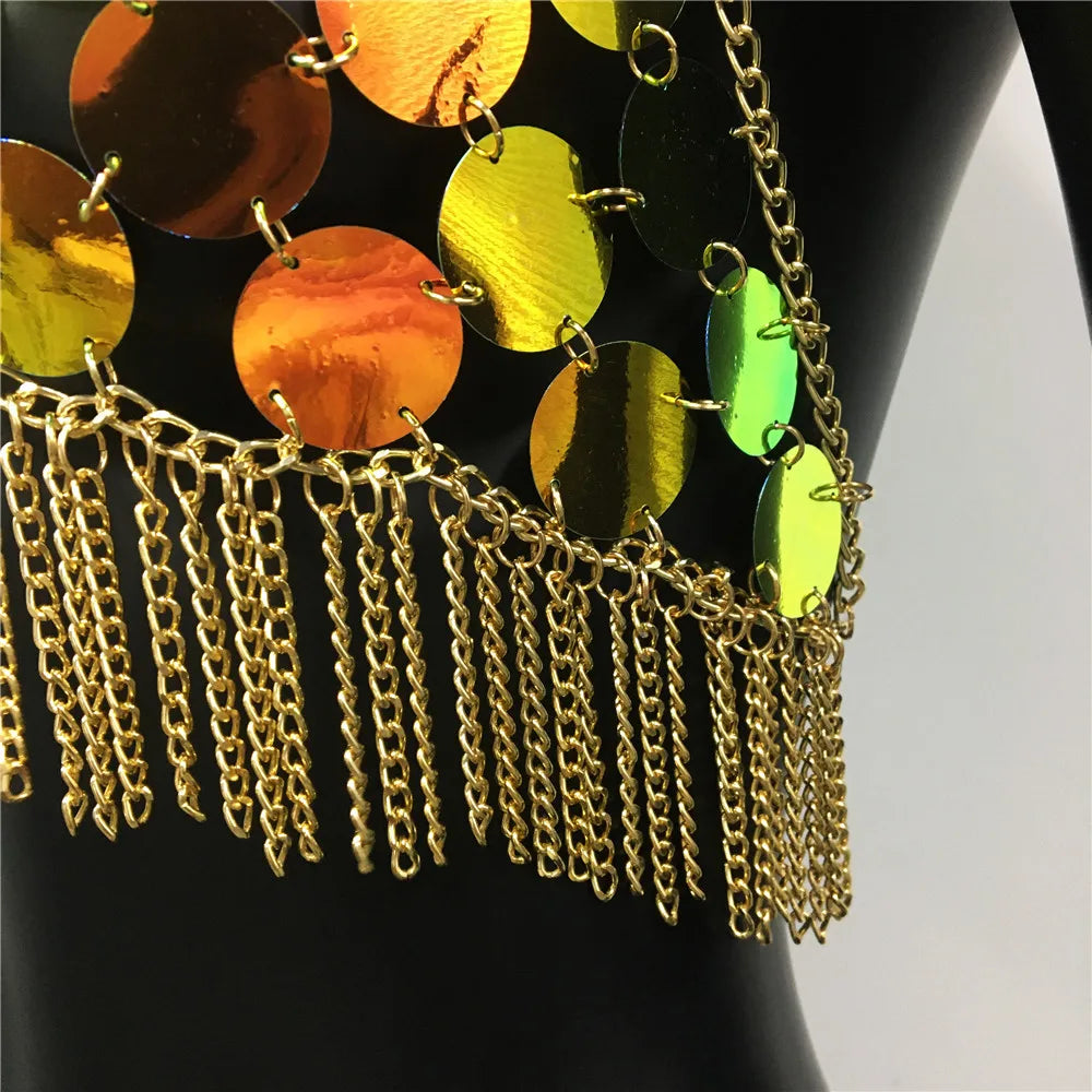 🧡 Savage Sunset Chain Set-🌴 Dale calor a la rave