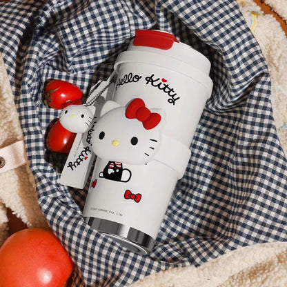 🌟Taza Térmica 520ml Hello Kitty x Kuromi — Cute Rebel 💖 2 variantes a elegir