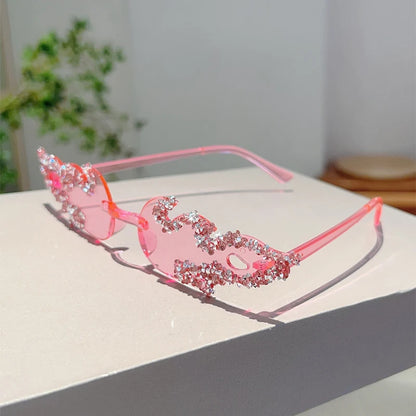 🔥 FireGlam Shades 🕶️ Gafas sin montura efecto fuego en candy colors🔥💋 5 colores a elegir