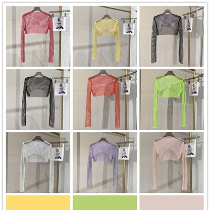 🌟 Crystal Mesh Crop💎