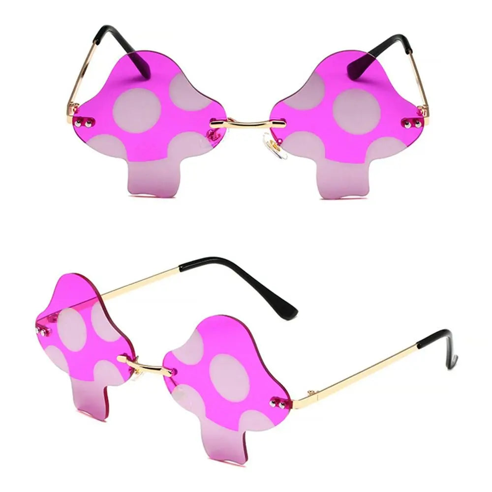 🍄“Magic Mushroom Shades” 😎  Gafas Psicodélicas para Almas Irregulares🌈 9 colores a elegir