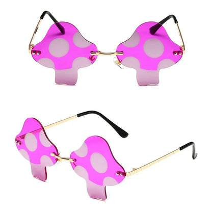 🍄“Magic Mushroom Shades” 😎  Gafas Psicodélicas para Almas Irregulares🌈 9 colores a elegir