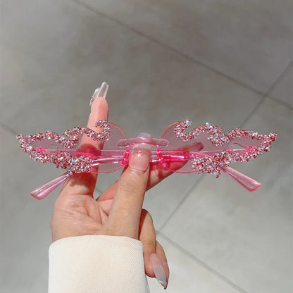 🔥 FireGlam Shades 🕶️ Gafas sin montura efecto fuego en candy colors🔥💋 5 colores a elegir