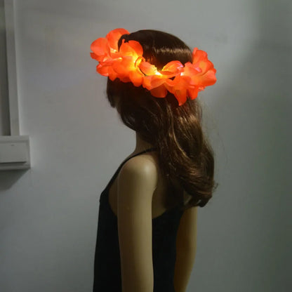 🦋 Diadema LED flower 🧚‍♀️ Mística Nocturna ✨8 colores a elegir
