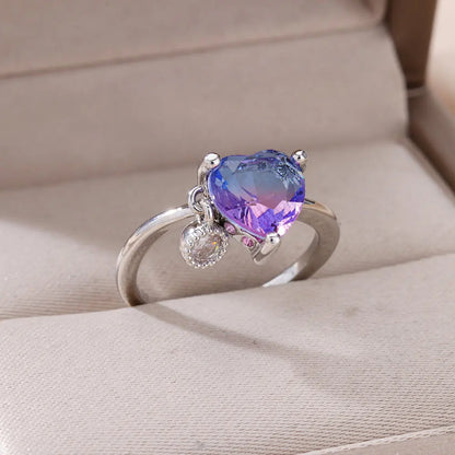 🔥“Zircon Flame Drop” – El Anillo Ajustable que Brilla Como Tu Fuego Interior 💎46 variantes a elegir