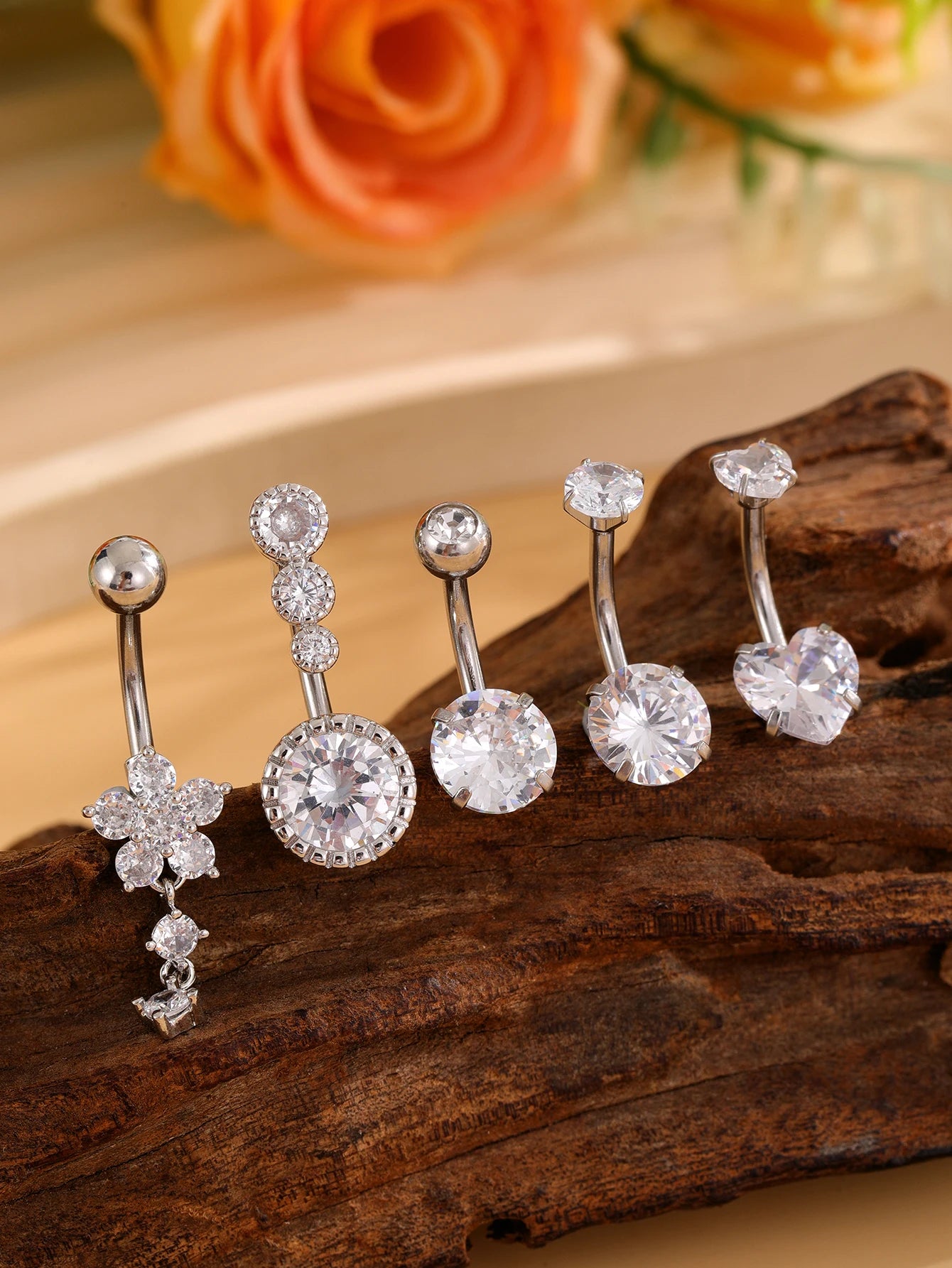 🌸✨ Big Love Belly Ring🦋✨ 15 variantes a elegir