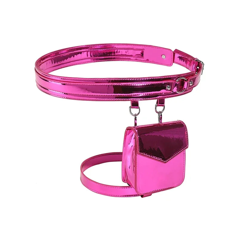 💖 Riñonera Cyborg 💫 Pierna Luminosa para Reinas Futuristas 🌙 5 colores a elegir