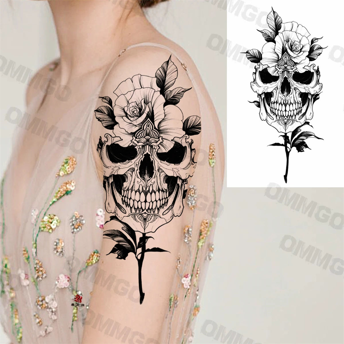 🌺Mandala Moon Tattoo – Tattoo de Espalda Estilo Diosa Tribal 🖤 52 variantes a elegir