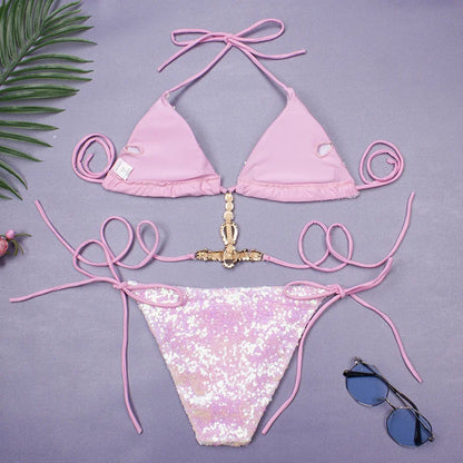 👙 Bikini Stardust ✨ | Tu brillo en cada ola🌊 3 colores a elegir
