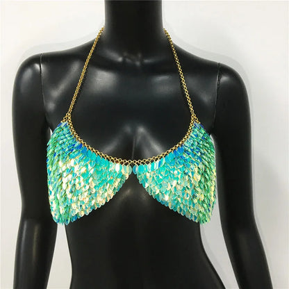 🌈 Rainbow Sequin Top 💖 8 colores a elegir