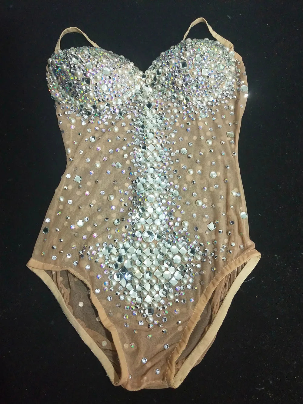 💎 "Crystal Diva Bodysuit ✨💖" 2 colores a elegir