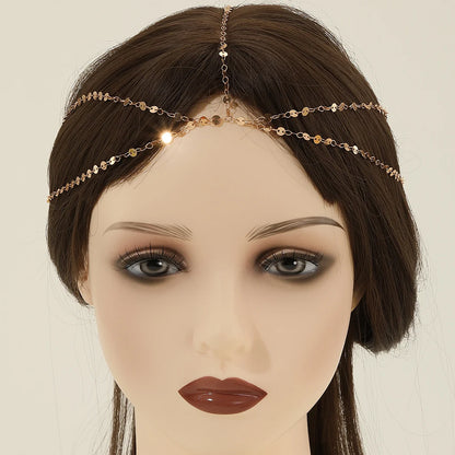 👑 Starlight Chains 🌙 Cadena de cabeza multi-capas