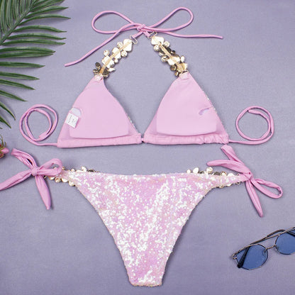 👙 Bikini Stardust ✨ | Tu brillo en cada ola🌊 3 colores a elegir