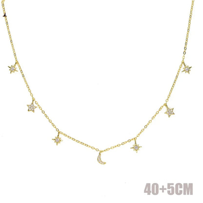 🌟 Disco Drops 💧 Choker Plata 925 con Mini Charms de Zirconia✨ 10 variantes