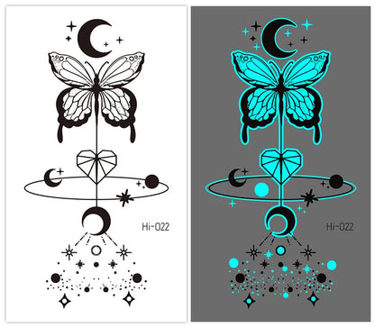 🌙⚡ Glow Spells – Tatuajes Luminosos para Pieles que Hechizan 🌌 45 variantes
