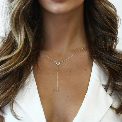 🔥 Golden Flow 💥 Collar Y Minimal Chic ✨ 2 variantes a elegir