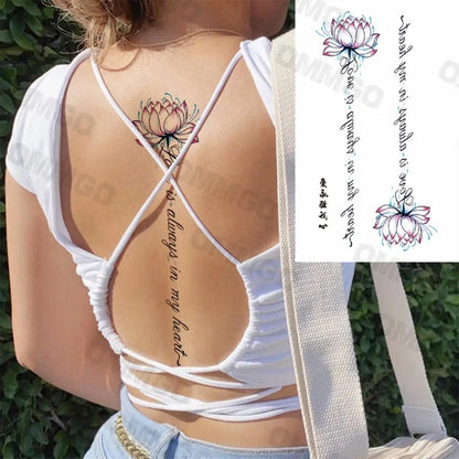 🌺Mandala Moon Tattoo – Tattoo de Espalda Estilo Diosa Tribal 🖤 52 variantes a elegir