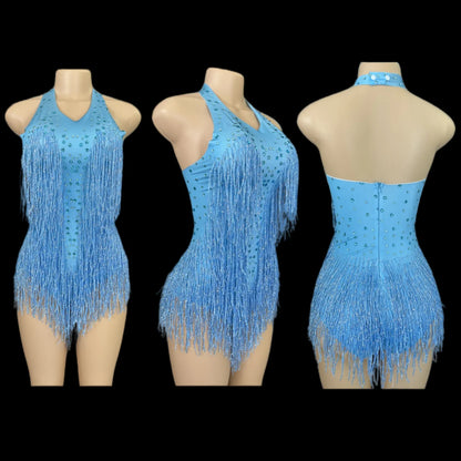 🌌 Stardust Fringe Bodysuit💥 15 colores a elegir