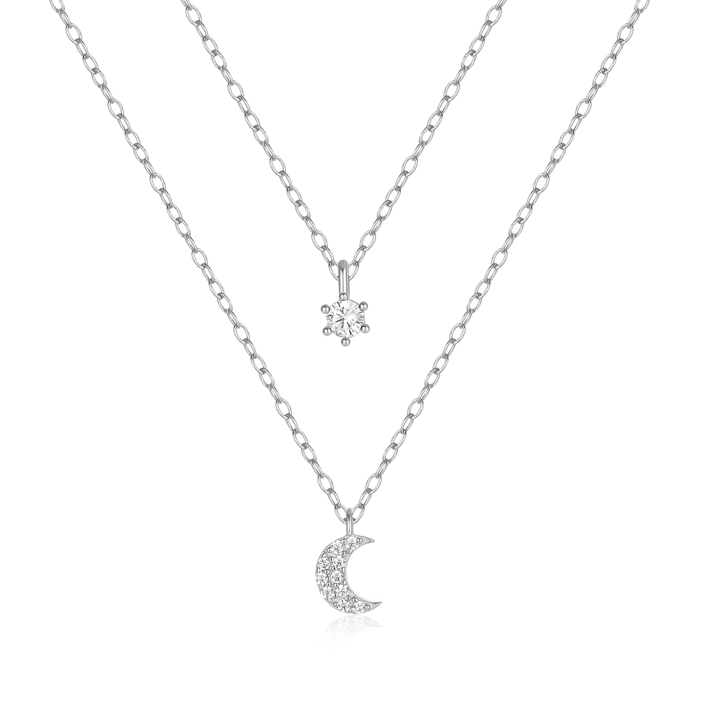🌜 Collar Moon & Star Layers 🌟14 variantes a elegir