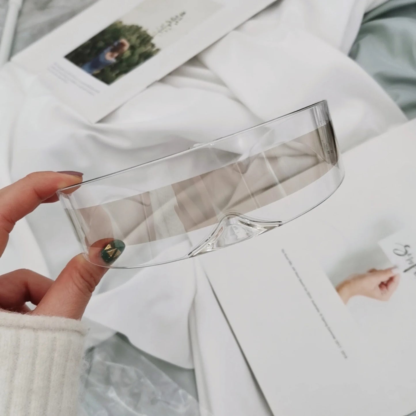 ⚡“NeoVisor 3025” 🛸 Gafas Futuristas con Lente Láser para Visiones del Mañana🌈13 colores a elegir